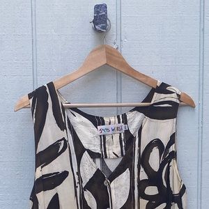 JAMS WORLD Brown & Ivory Vintage Dress